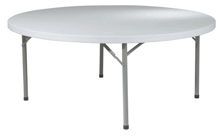 Round Plastic Folding Tables, Round Table Plastic